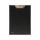 Portanotas plastico folio con pinza superior Pardo color negro