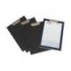 Portanotas plastico folio con pinza superior Pardo color azul
