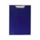 Portanotas plastico folio con pinza superior Pardo color azul