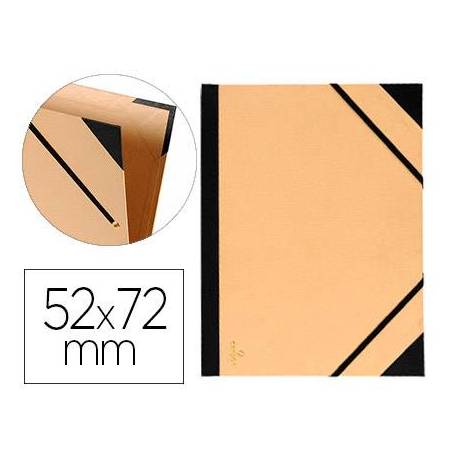 Carpeta de Dibujo Canson Tendence 52x72cm Cartón Kraft con Gomas