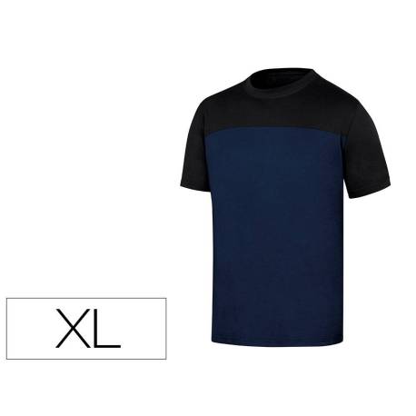 Camiseta manga corta Deltaplus color azul talla XL