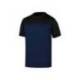 Camiseta manga corta Deltaplus color azul talla XL