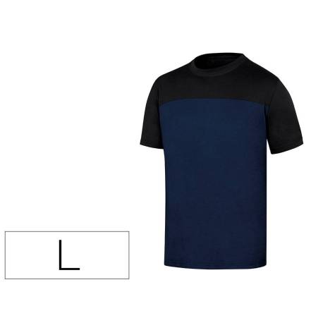 Camiseta manga corta Deltaplus color azul talla L