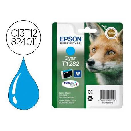 CARTUCHO INK-JET EPSON T1282 COLOR CIAN C13T12824012