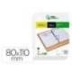 BLOC BUFETE MARCA LIDERPAPEL 2027 80X110 MM PAPEL 80 G FSC