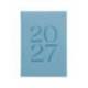 AGENDA OFICINA MARCA LIDERPAPEL 2027 ENCUADERNADA CRETA SEMANA VISTA A5 BILINGUE 70G PAPEL FSC LIGHT BLUE
