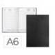 AGENDA OFICINA MARCA LIDERPAPEL 2027 ENCUADERNADA CORFU DIA PAGINA A6 BILINGUE 60G PAPEL FSC BLACK