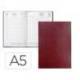 AGENDA OFICINA MARCA LIDERPAPEL 2027 ENCUADERNADA CORFU DIA PAGINA A5 BILINGUE 60G PAPEL FSC RED