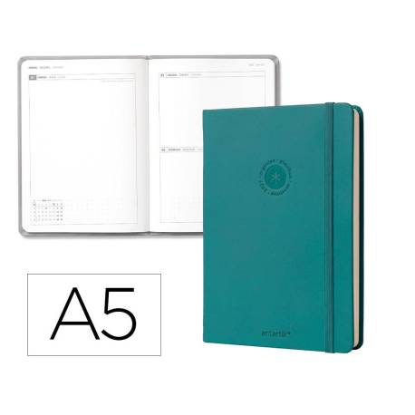 AGENDA OFICINA MARCA LIDERPAPEL 2027 ENCUADERNADA SOLID COLORS DIA PAGINA A5 BILINGUE 70G PAPEL FSC DESIGN 5