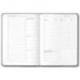 AGENDA OFICINA LIDERPAPEL 2027 ENCUADERNADA SOLID COLORS DIA PAGINA A5 BILINGUE 70G PAPEL FSC BLACK