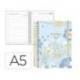 AGENDA OFICINA MARCA LIDERPAPEL 2027 ESPIRAL FANTASY DIA PAGINA A5 BILINGUE 70G PAPEL FSC DESIGN 2