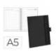 AGENDA OFICINA MARCA LIDERPAPEL 2027 ENCUADERNADA CORPORATE A DIA PAGINA A5 BILINGUE 70G PAPEL FSC BLACK