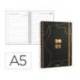 AGENDA OFICINA MARCA LIDERPAPEL 2027 ESPIRAL PERISSA DIA PAGINA A5 BILINGUE 80G PAPEL FSC DESIGN 1
