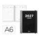 AGENDA OFICINA MARCA LIDERPAPEL 2027 ESPIRAL PERSONALIZABLE SEMANA VISTA A6 BILINGUE 70G PAPEL FSC DESIGN 1