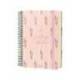 AGENDA OFICINA MARCA LIDERPAPEL 2027 ESPIRAL FLOWERS A DIA PAGINA A5 BILINGUE 70G PAPEL FSC DESIGN 3