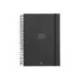 AGENDA OFICINA MARCA LIDERPAPEL 2027 ESPIRAL OLBIA DIA PAGINA A4 BILINGUE 60G PAPEL FSC BLACK