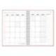AGENDA OFICINA MARCA LIDERPAPEL 2027 ESPIRAL BASIC DIA PAGINA A6 BILINGUE 60G PAPEL FSC DESIGN 6