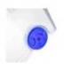 CONTENEDOR PLASTICO MARCA PLASTICFORTE N 7 TRANSPARENTE CON TAPA 61L 73X41X32 CM