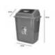 Papelera Q-Connect plastico 58 litros