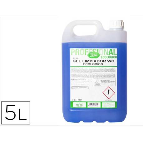 LIMPIADOR WC MARCA ZORKA GEL ECOLOGICO GARRAFA 5 LITROS