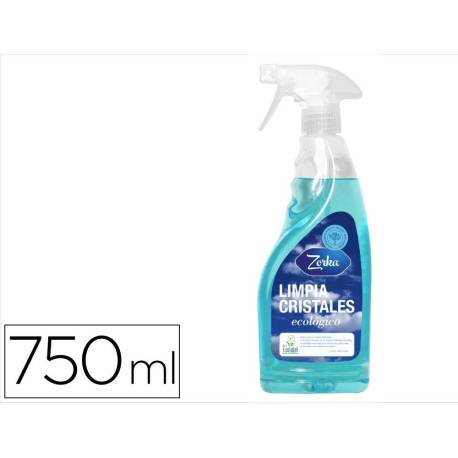 LIMPIACRISTALES ECOLOGICO MARCA ZORKA 750 ML PULVERIZADOR