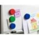 IMAN PARA SUJECION MARCA Q-CONNECT IDEAL PARA PIZARRAS MAGNETICAS 25 MM COLORES SURTIDOS CAJA DE 4 UNIDADES