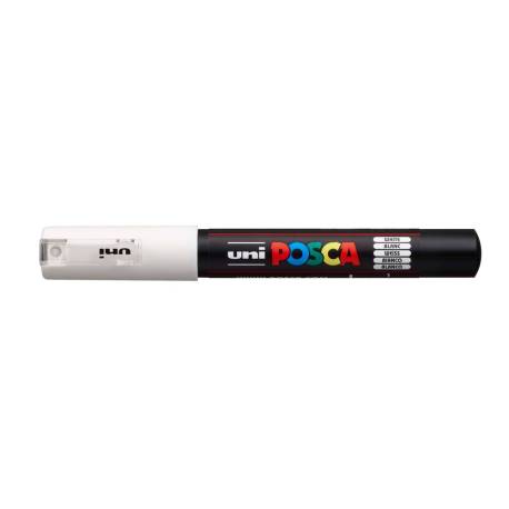 ROTULADOR MARCA UNI POSCA 0,7 MM PC-1M BLANCO