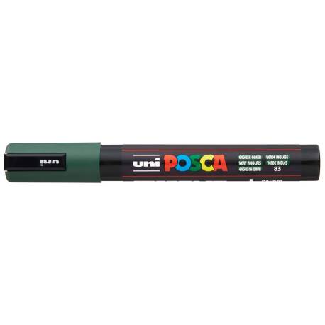 ROTULADOR UNI POSCA 1,8 - 2,5MM PC-5M COLOR VERDE INGLES