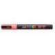 ROTULADOR UNI POSCA 0,9 - 1,3MM PC-3M ROSA CORAL
