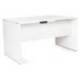 MESA OFICINA ROCADA SERIE WORK 140X80 CM ACABADO AW04 BLANCO/BLANCO