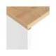 MESA OFICINA ROCADA SERIE WORK 140X80 CM ACABADO AW04 BLANCO/BLANCO