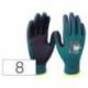 GUANTES DE NITRILO MARCA SAFETOP FORTILUX ANTICORTE FOAM 18 G CON REFUERZO OEKO TALLA 8
