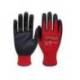 GUANTES DE NITRILO MARCA SAFETOP FIT-O-LITE DOTS PUNTOS EN LA PALMA TALLA 9