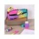 ESTUCHE PORTATODO MARCA MILAN CUADRADO 2 CREMALLERAS SUNSET 210X85X61 MM