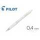 BOLIGRAFO MARCA PILOT G-2 BLANCO PASTEL TINTA GEL RETRACTIL SUJECION DE CAUCHO