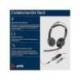 AURICULARES MARCA POLY CON CABLE BLACKWIRE 5220 USB-C CONEXION 3,5 MM ADAPTADOR USB-C/A