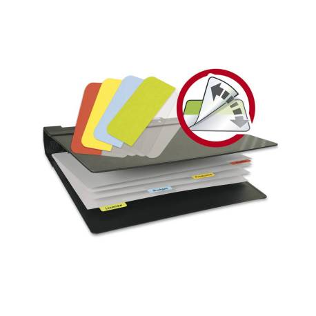 BANDERITAS SEPARADORAS RIGIDA MARCA TARIFOLD REMOVIBLE 12X40 MM PACK DE 48 UNIDADES COLORES SURTIDOS