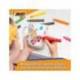 LAPICES BIC MULTISUPERFICIES TRIANGULARES MINA BORRABLE CAJA DE 10 UNIDADES COLORES SURTIDOS
