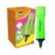 ROTULADOR BIC FLAT FLUORESCENTE COLOR VERDE NEON CAJA DE 12 UNIDADES