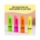 ROTULADOR BIC FLAT FLUORESCENTE COLOR VERDE NEON CAJA DE 12 UNIDADES