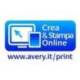 ETIQUETA COLGANTE AVERY COLOR BLANCA 60 MM DIAMETRO IMPRIMIBLE DOBLE CARA PLASTICO 190 MC PACK DE 120