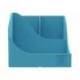 CUBILETE PORTALAPICES MARCA EXACOMPTA WAVE SKANDI PLASTICO RECICLADO COLOR AZUL PACIFICO