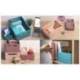 CAJA MULTIUSOS MARCA EXACOMPTA SMART CASE DIN A5+ PLASTICO RECICLADO PLEGABLE COLOR ROSA VIEJO 275X40X190 MM