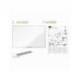 PIZARRA BLANCA MARCA NOBO ESSENCE ACERO VITRIFICADO MAGNETICA 600X450 MM