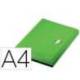 CARPETA LEITZ RECYCLE CLASIFICADOR FUELLE POLIPROPILENO 5+1 COMPARTIMENTOS DIN A4 COLOR VERDE