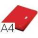 CARPETA LEITZ RECYCLE CLASIFICADOR FUELLE POLIPROPILENO 5+1 COMPARTIMENTOS DIN A4 COLOR ROJO