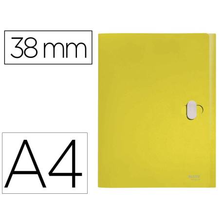 CARPETA DE PROYECTOS LEITZ RECYCLE DIN A4 POLIPROPILENO LOMO 38 MM COLOR AMARILLO