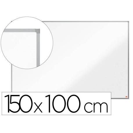 PIZARRA BLANCA MARCA NOBO ESSENCE ACERO LACADO 1500X1000 MM