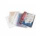 FUNDA MULTITALADRO MARCA ESSELTE FOLIO PVC CRISTAL 80 MC CON REFUERZO CAJA DE 100 UNIDADES