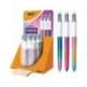 BOLIGRAFO MARCA BIC CUATRO COLORES GRADIENTE EXPOSITOR DE 30 UNIDADES COLORES SURTIDOS